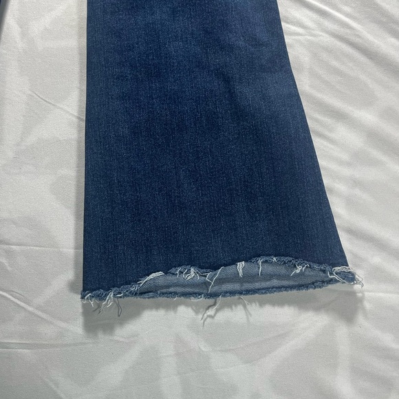 Judy Blue Dark Wash Distressed Flare Jeans Juniors size 7/28 stretch JB88739 - Picture 13 of 15